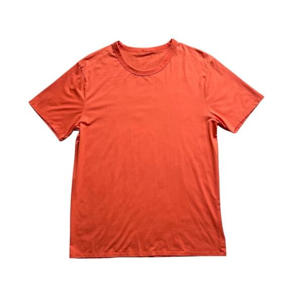 lululemon athletica Other - Lululemon Mens Size Large The Fundamental Tee Short Sleeve T-Shirt Orange